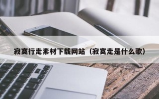 扬州寂寞行走素材下载网站（寂寞走是什么歌）